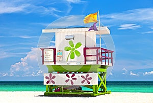 Miami Beach Florida, USA famous tropical travel location