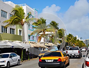 Miami Beach Ocean boulevard Art Deco Florida