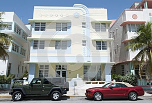 Miami Beach Ocean Drive Architecture