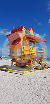 Miami beach plage ciel bleu
