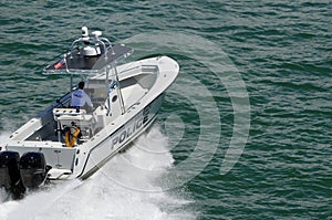 Miami Beach Police Patrol Boat