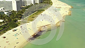 Miami Beach rock jetties 4k