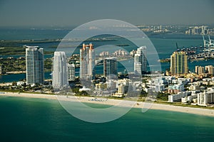 Miami beach and waterfront photo