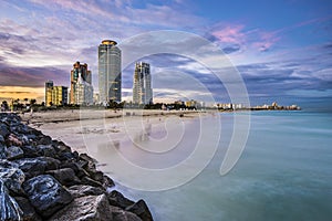 Miami Beach Skyline photo