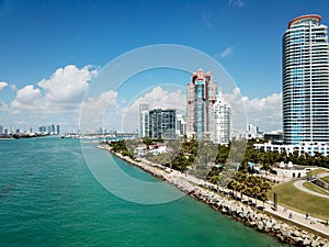 Miami Beach, South Point  View from Above