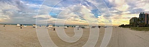 Miami Beach Sunset Panorama