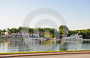 Miami canal Florida