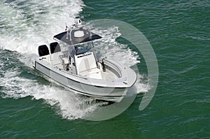 Miami Dade County Police Patrol Boat photo