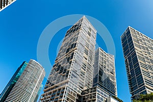 MIAMI - FEBRUARY 25, 2016: City skyline and buildings. Miami wel