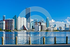 Miami Florida, Brickell and downtown financial buildings