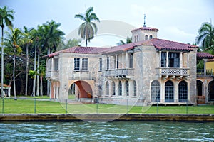 Miami, Florida, USA, Luxury mansion.