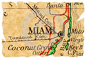 Miami old map