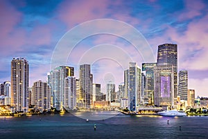 Miami Skyline photo