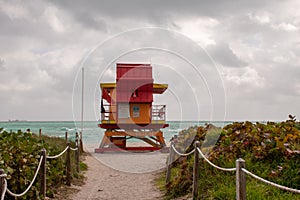 Miami South Beach Lifeguard Tower Ocean Rescue