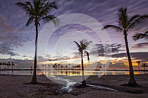 Miami Sunrise at the Lagoon