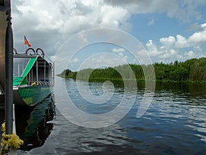 MIAMI, USA - JULY 19, 2015: A Beautiful view of Everglades National Park on Summer