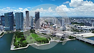Miami view - Perez and Frost museums photo