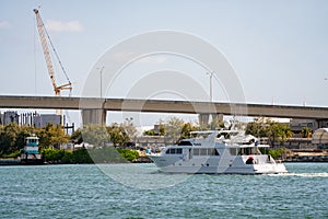 Miami yacht lifestyles by bridges