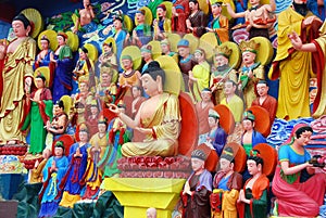 Mianyang, China: Buddha Sculpture Tableaux photo