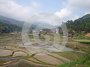 miao village and terrace