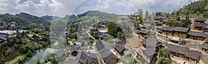 Miao villages in the mountainous areas of Guizhou Province, China