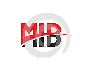 MIB Letter Initial Logo Design photo