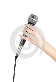 Mic in hand