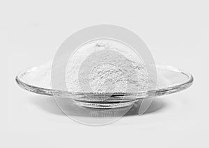 Mica sericite or sericite is a fine grayish white powder, a hydrated potassium alumina silicate. Component of the food industry