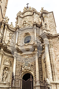 Micalet - Cathedral of Valencia on Queen Square, Valencia. Spa