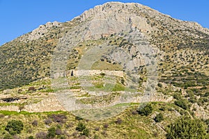 Micenas Fort, Peloponnese, Greece photo