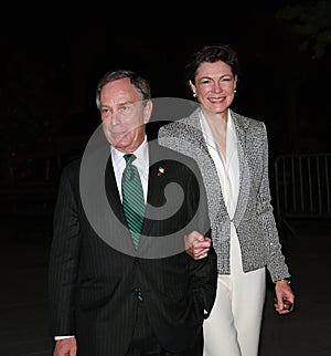 Michael Bloomberg and Diana Taylor at Vanity Fair Party For Tribeca Film Festival