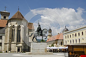 Michael the brave statue in alba iulia