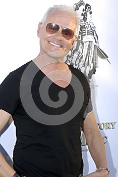 Michael Des Barres on the red carpet