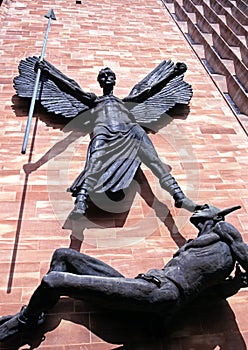 Michael and the Devil, Coventry, England.