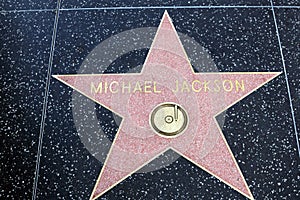 Michael Jackson Star on Hollywood Walk of Fame
