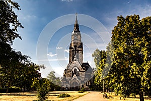 The Michaelis Kirche north of the city center of Leipzig, Sachsen, Germany