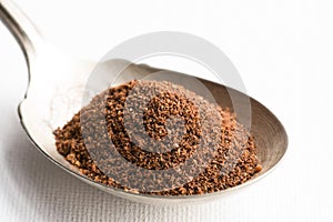 Ground Cloves on a Vintage Spoon