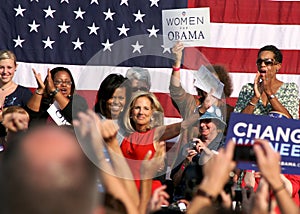 Michelle Obama and Dr. Jill Biden