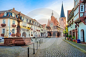 Michelstadt historical Old town, Germany