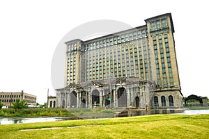 Michigan Central Station in Detroit, USA