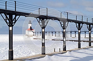 Michigan City East Pierhead Lighthouse photo