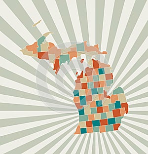 Michigan map.