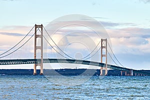 Michigan`s Mackinac bridge