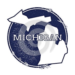 Michigan vector map.