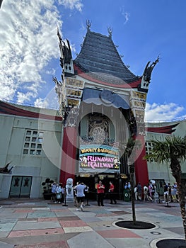 Mickey & Minnie`s Runaway Railway located Hollywood Studios in Orlando, Florida