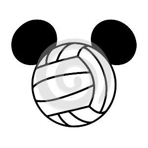 Mickey Mouse Head Football photo