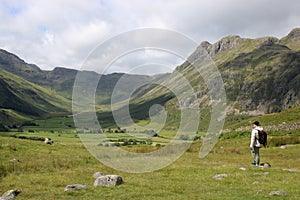 Mickleden, Pike of Stickle, English Lake District