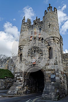 Micklegate Bar in York, Yorkshire