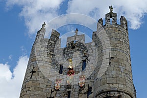 Micklegate Bar in York, Yorkshire