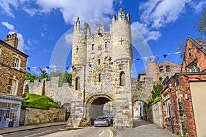 Micklegate - old medieval gate of York,UK